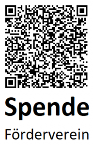 QR Code für eine Spende Förderverein