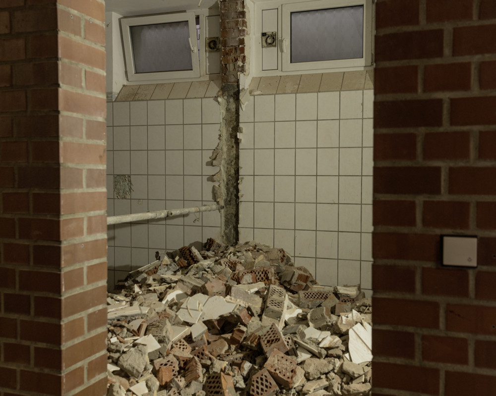 WC Zwischenwand KiGa