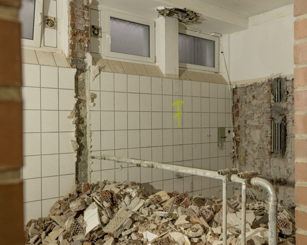 WC Zwischenwand KiGa