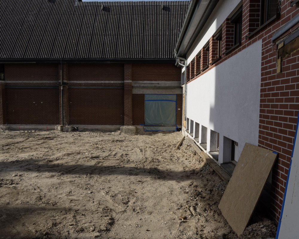 Das Johannesplätzle ist nun vollständig leer.