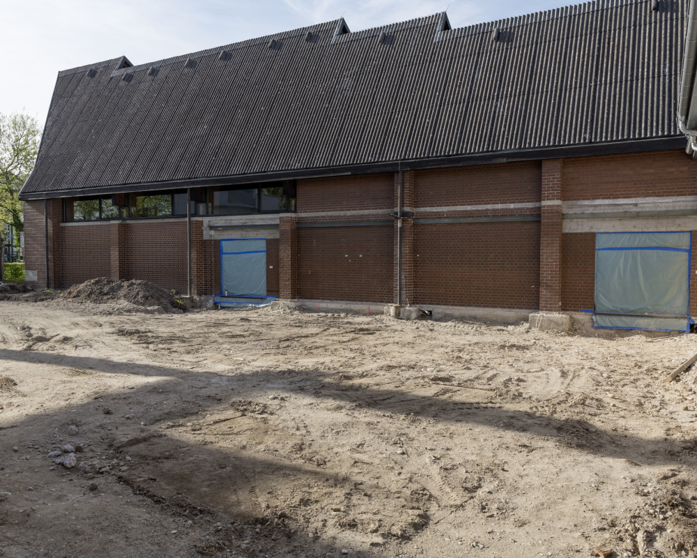 Das Johannesplätzle ist nun vollständig leer.