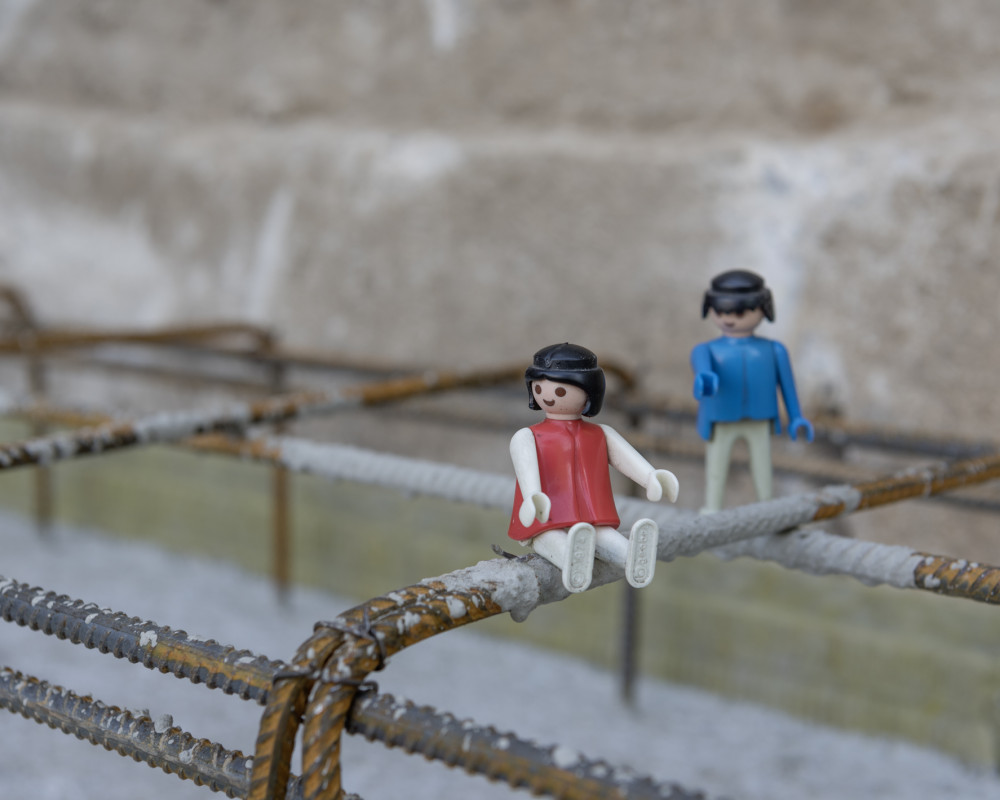 Kuck mal Hannes, alles schon fertig Fundamentiert!