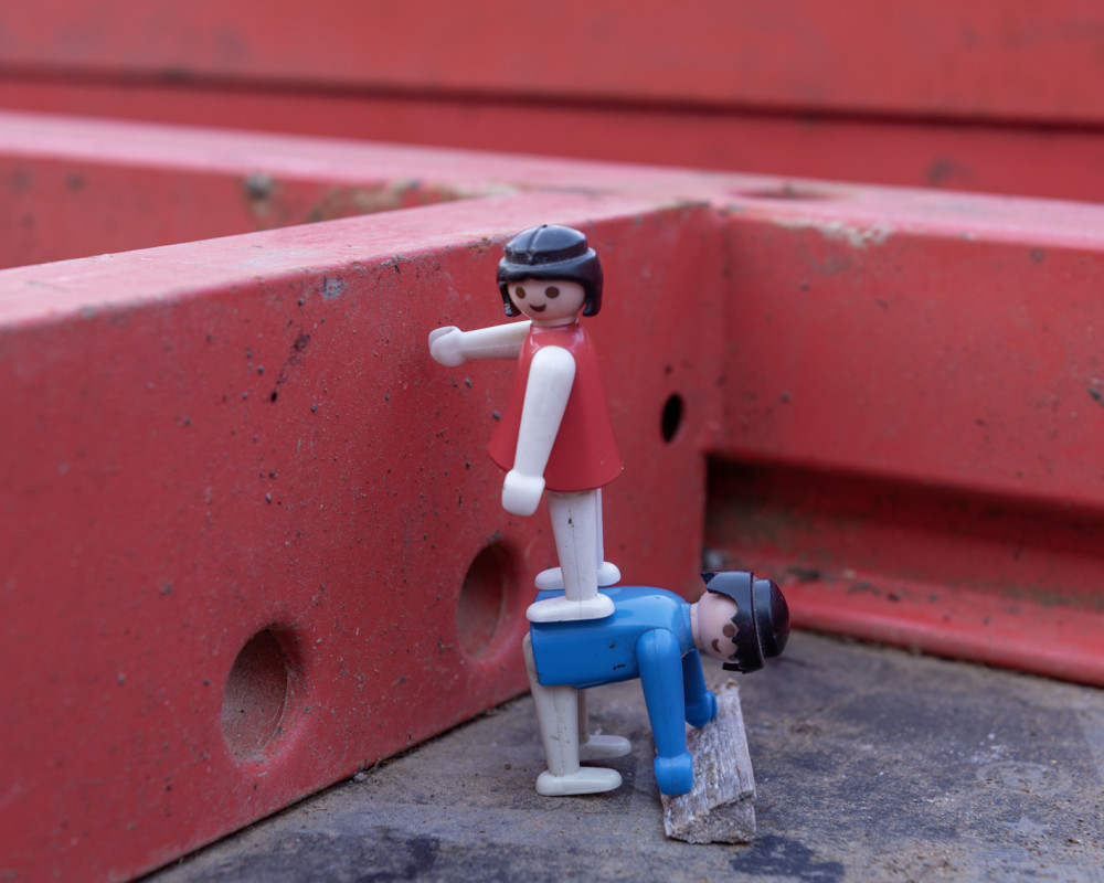 "Kannst du was sehen?"