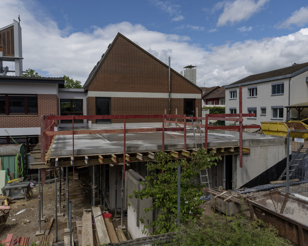 Die Decke ist jetzt fertig