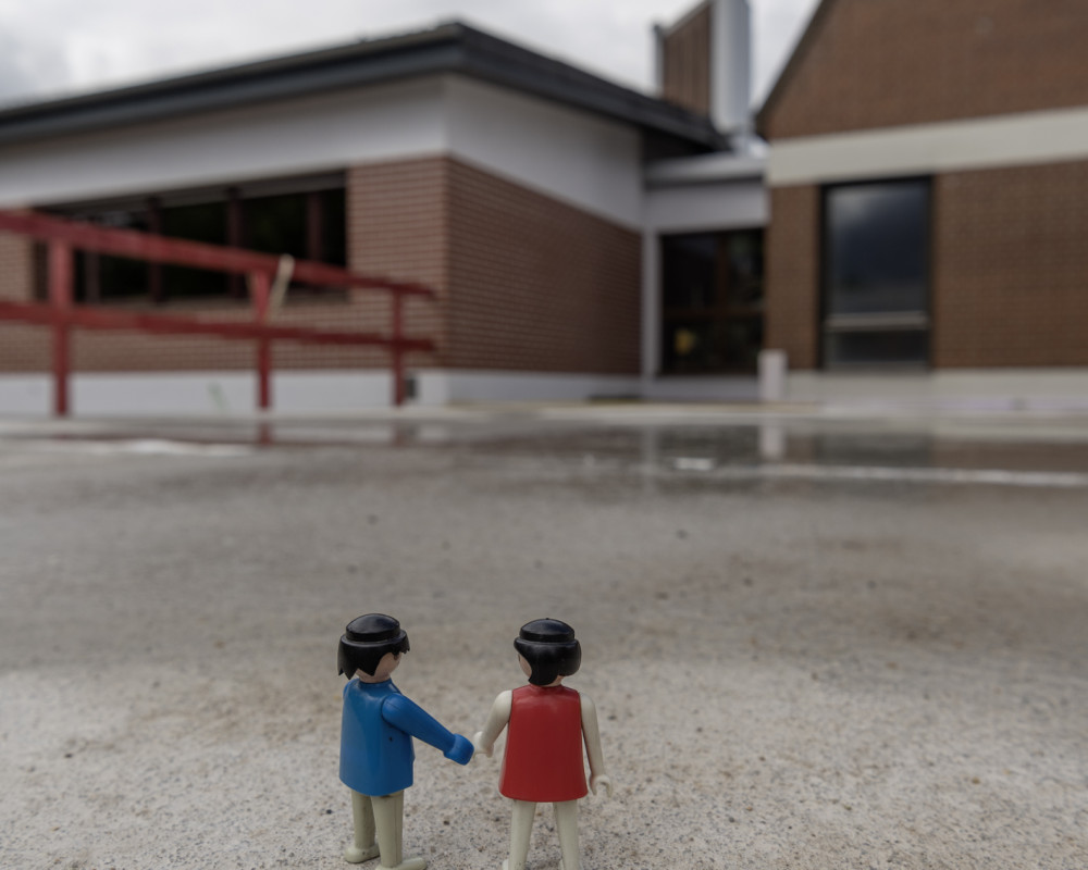 "Kuck, jetzt ist die Decke schon fertig!"