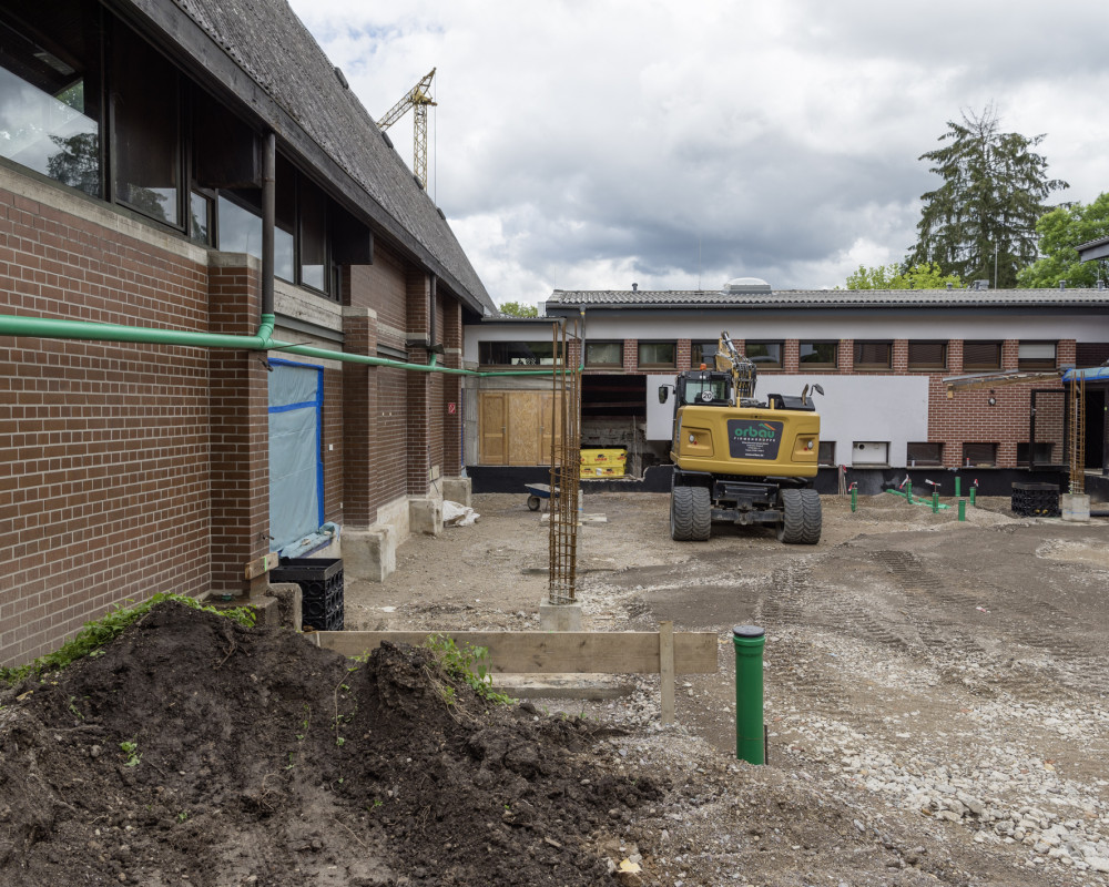 Abwasser und Fundament