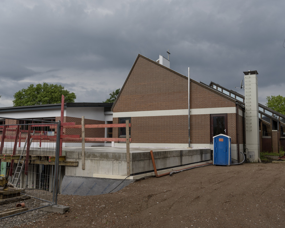 Die Erde wurde wieder augefüllt