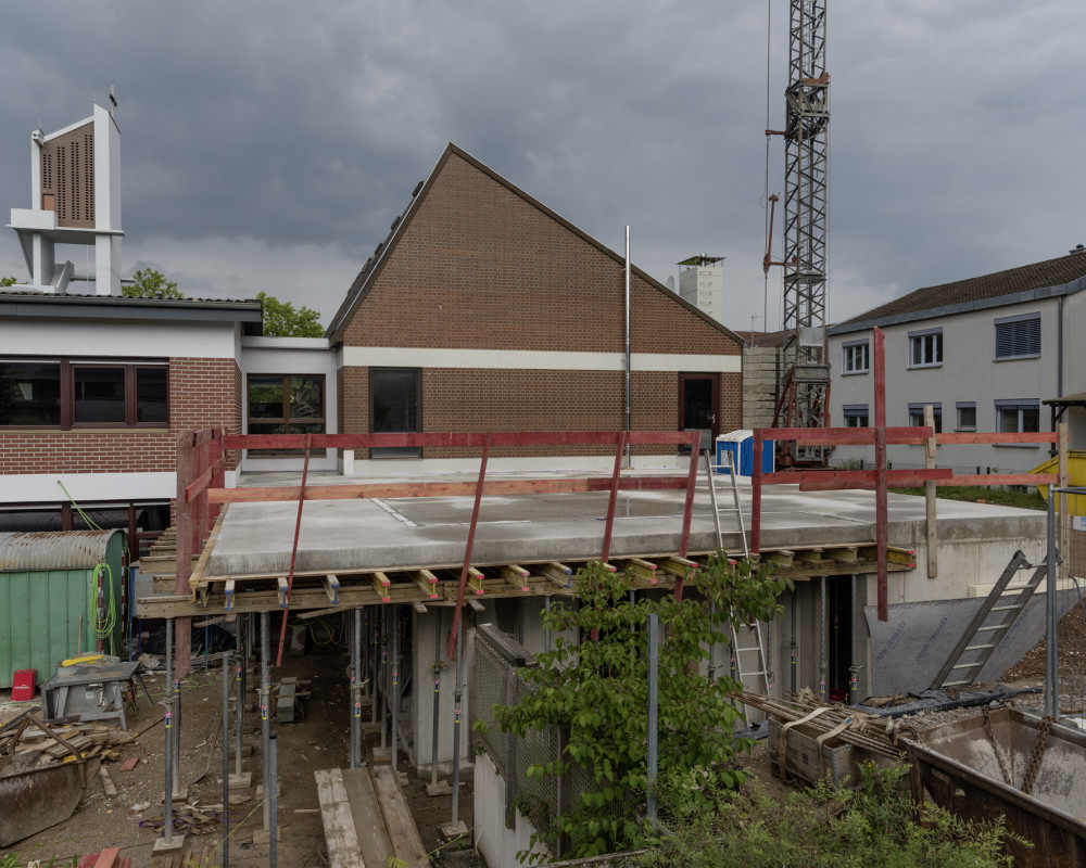 Die Erde wurde wieder augefüllt