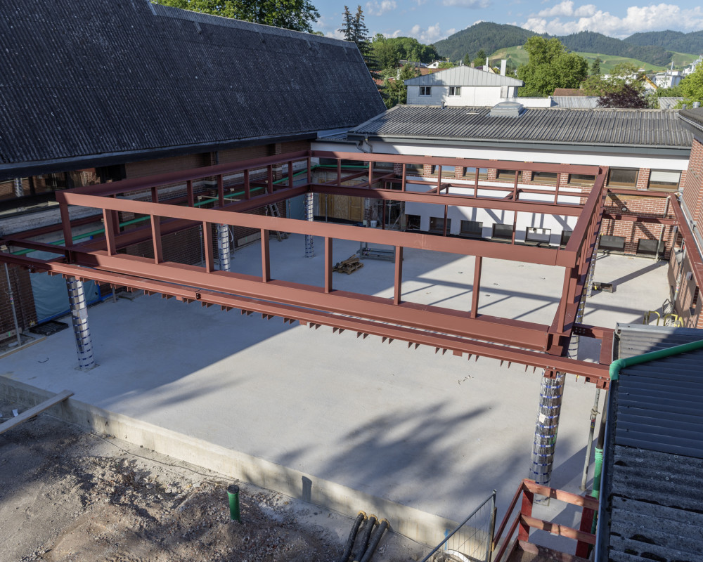 Das Johannesforum nimmt Form an.