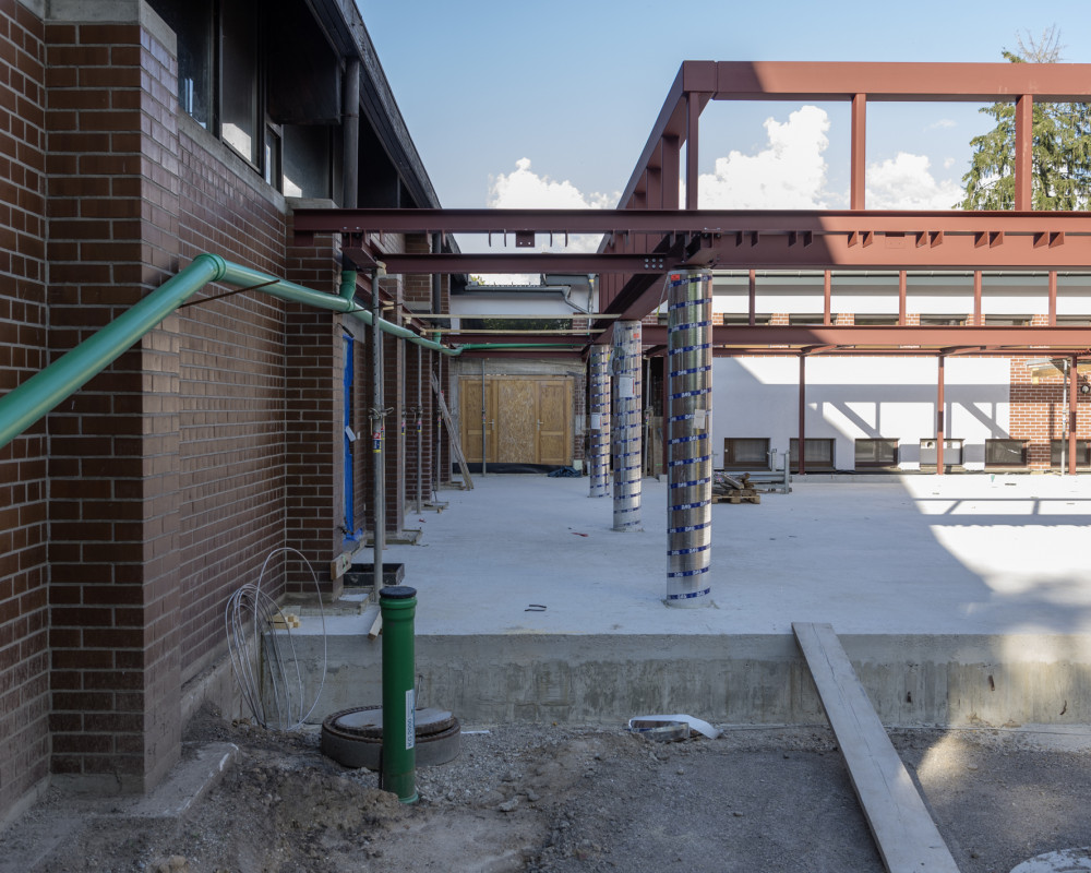 Das Johannesforum nimmt Form an.