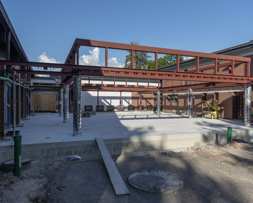 Das Johannesforum nimmt Form an.