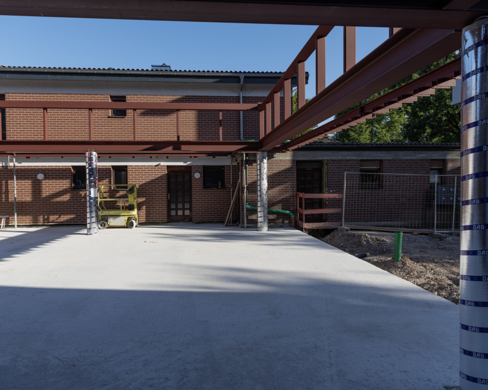 Das Johannesforum nimmt Form an.