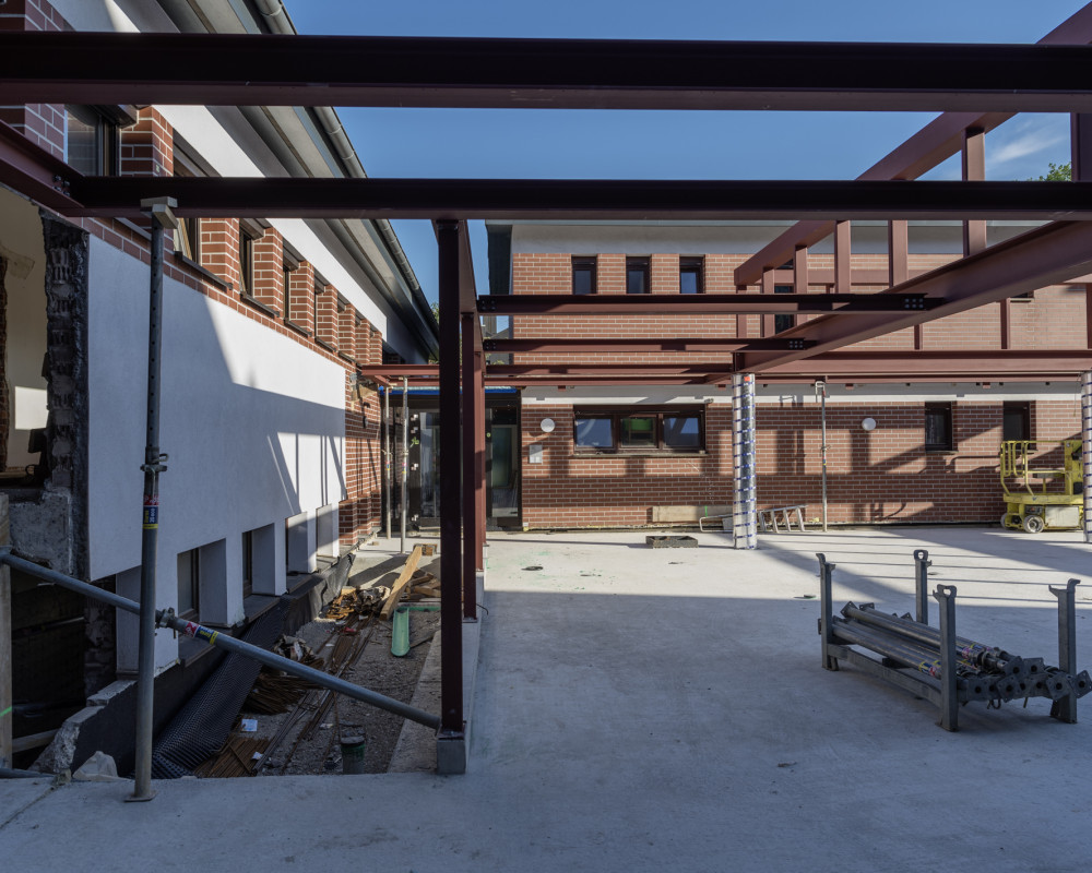 Das Johannesforum nimmt Form an.