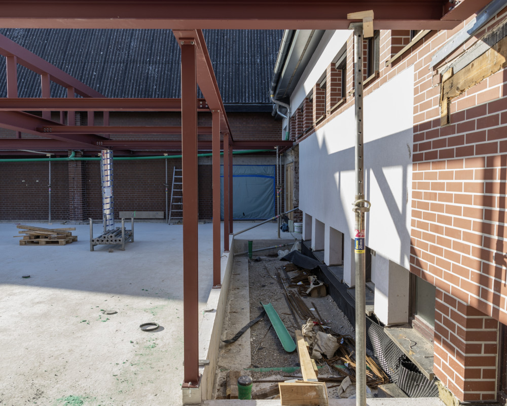 Das Johannesforum nimmt Form an.