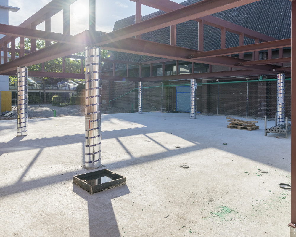 Das Johannesforum nimmt Form an.