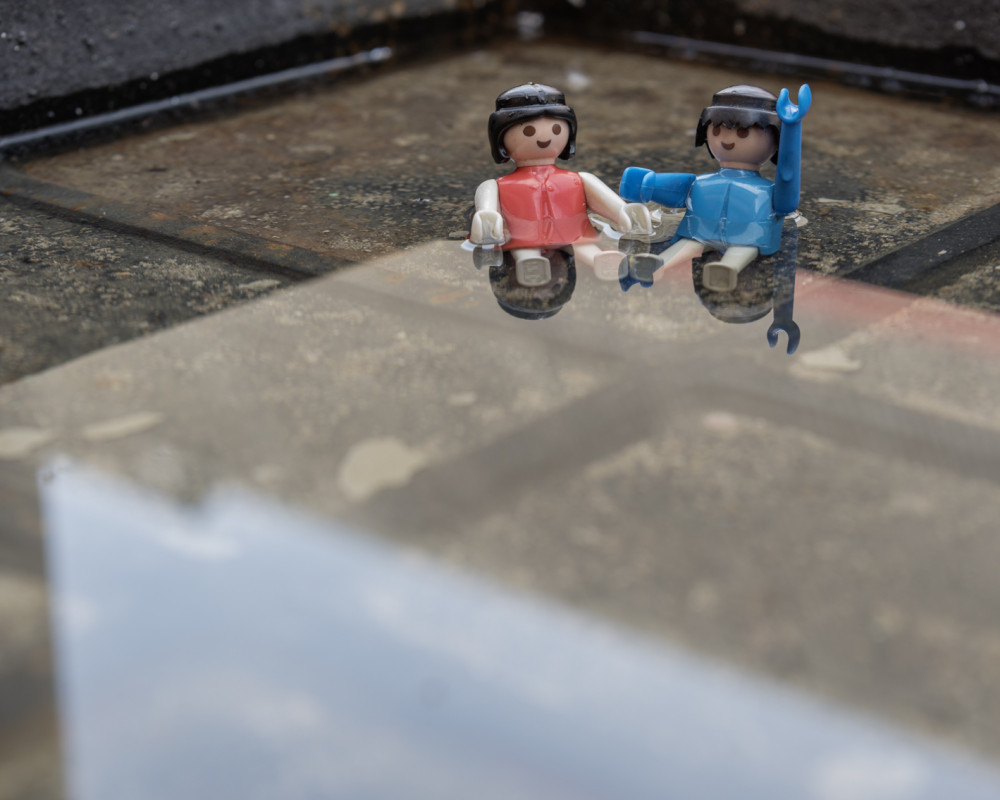 "Toll, heute gibt es eine Erfrischung"