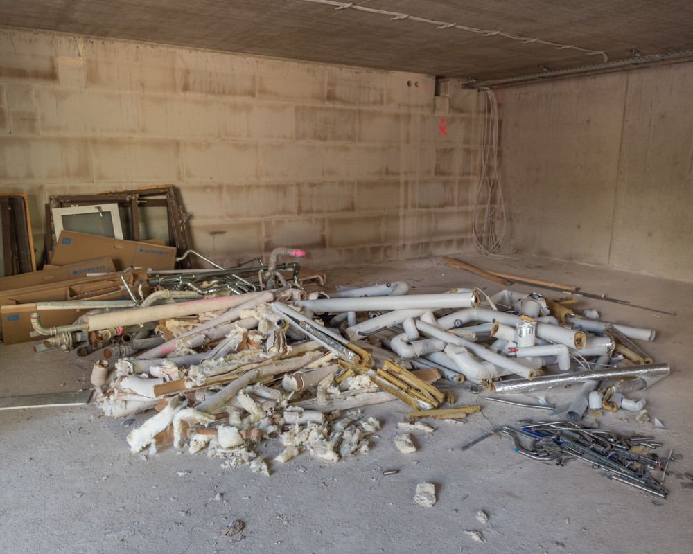 Teile von der alten Heizung