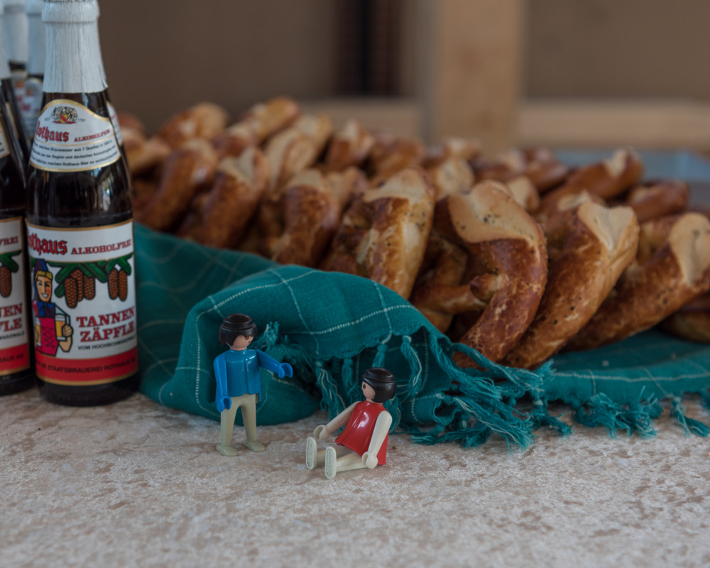 "Du, Hannes, heute ist Richtfest!"