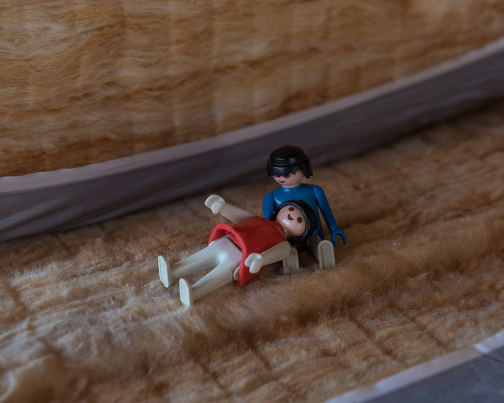 "Diese Dämmwolle ist so was von kuschelig!"