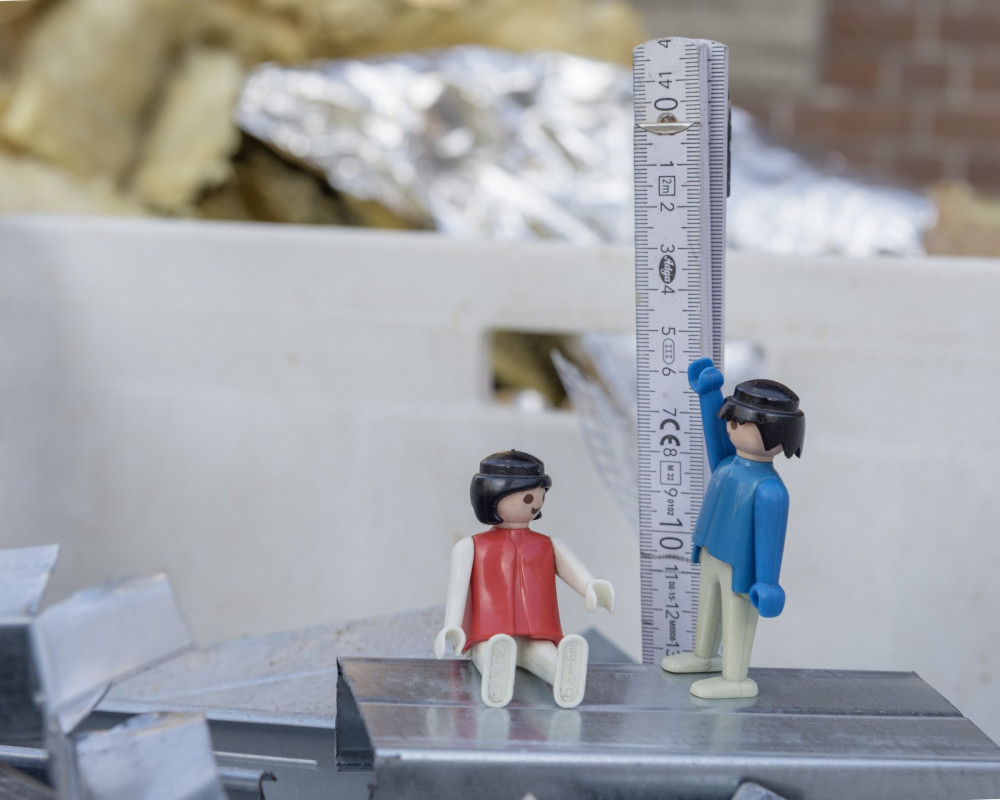 "Ja, ich weiß, du bist schon wieder gewachsen."