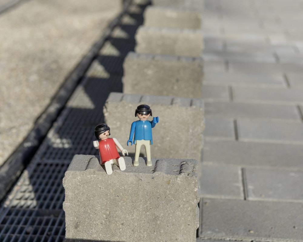 "Oh, schau mal Hannes, jetzt könne wir Domino spielen."