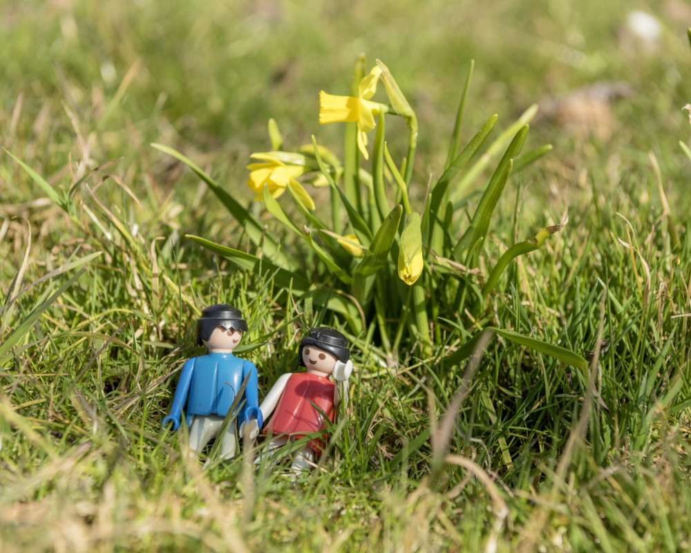 "Ist das herrlich, diese Frühlingssonne!"