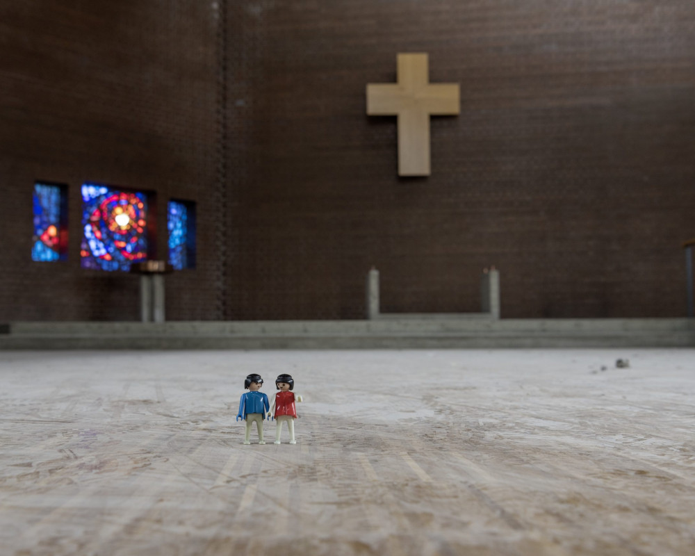 "Jetzt ist es ja ganz leer hier!"