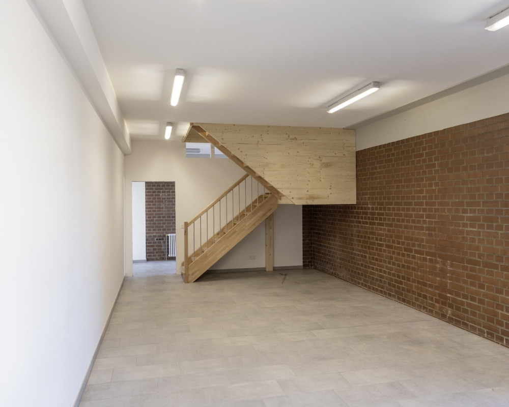 Die Treppe zum Dachboden ist jetzt fertrig.