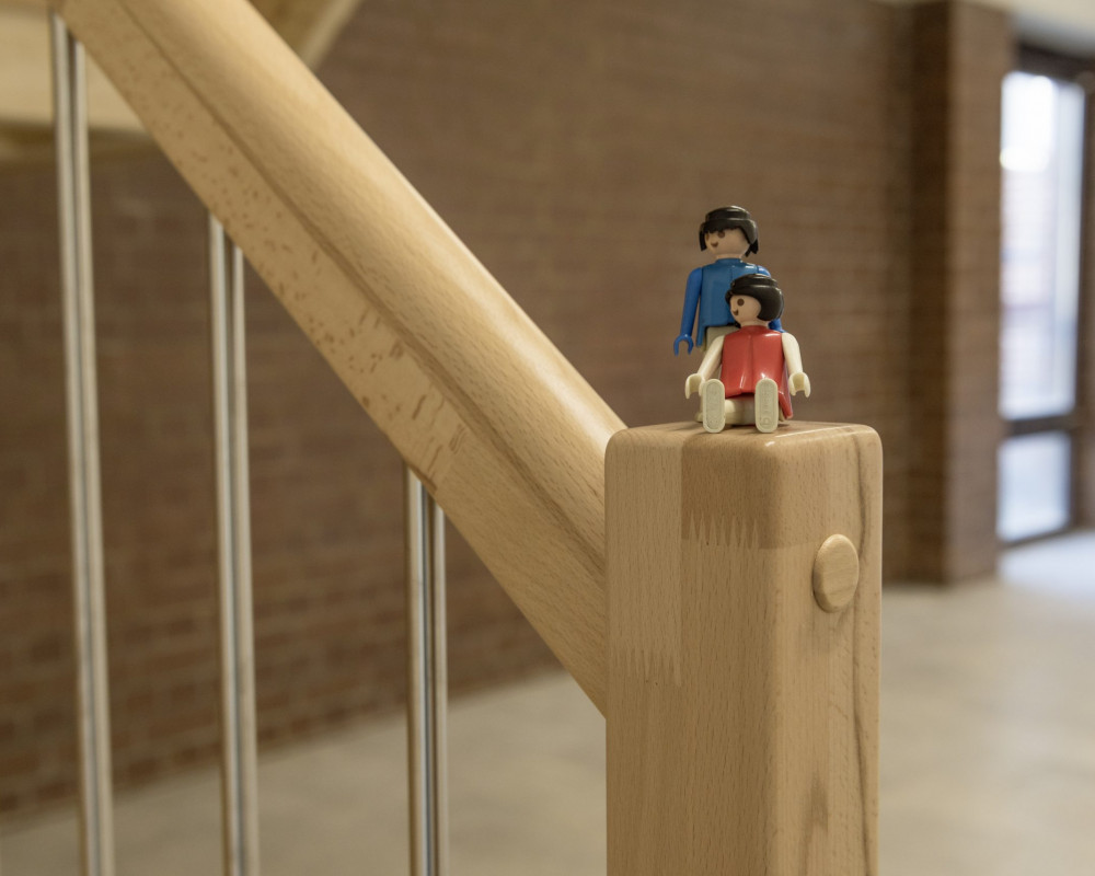 "Und auf geht's zum Dachboden."