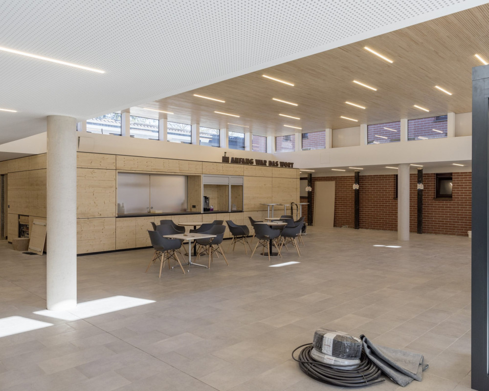 Fast schon bereit für das Einweihungsfest.