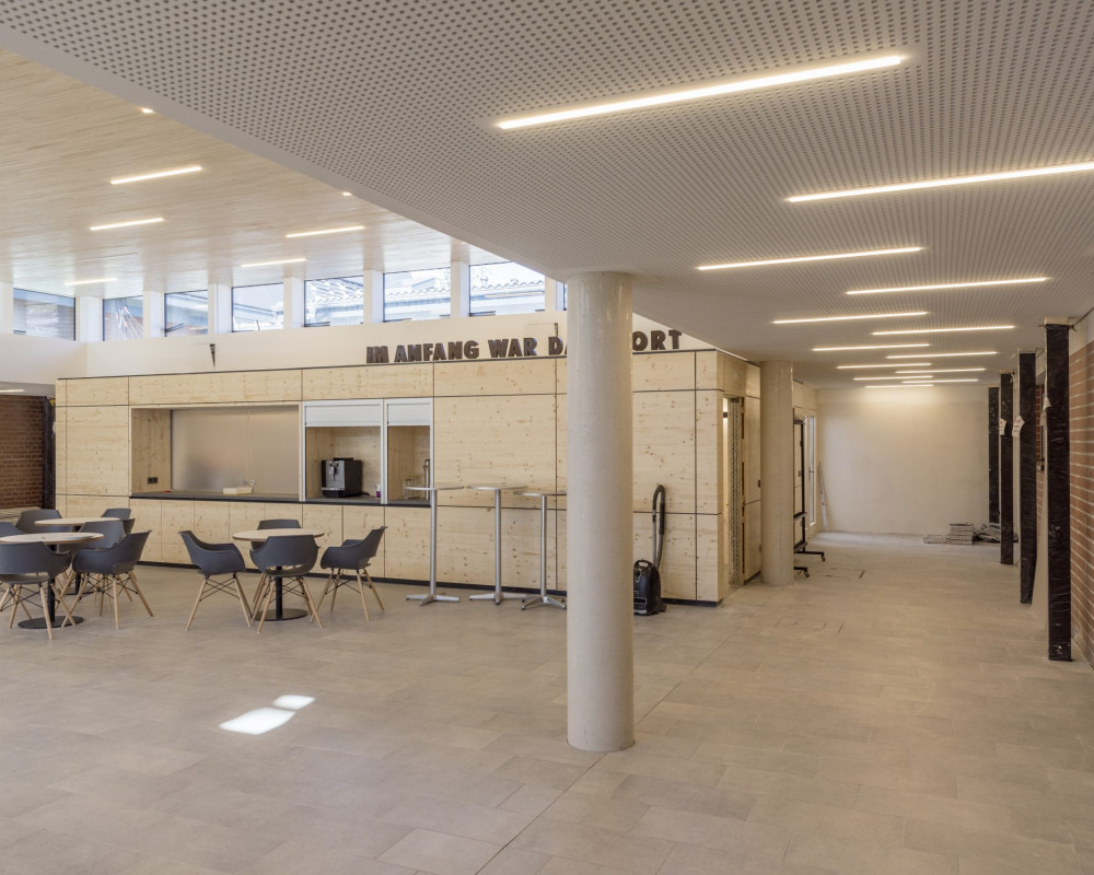 Fast schon bereit für das Einweihungsfest.