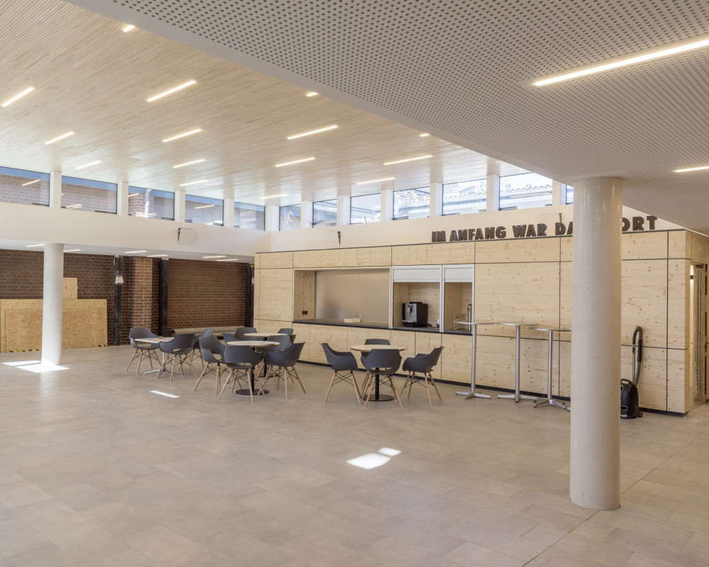 Fast schon bereit für das Einweihungsfest.