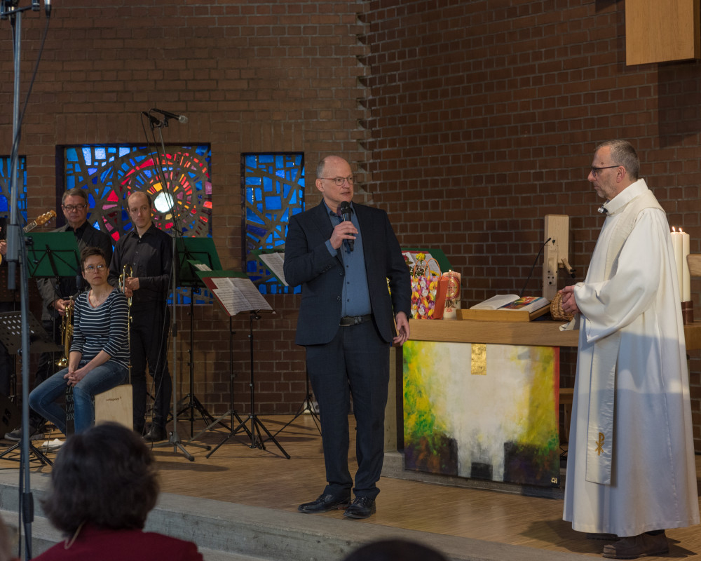 Grußwort von Dekan Christian Link.