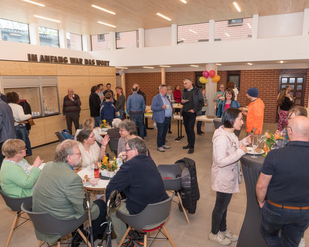 Ein volles Haus nach dem Festgottesdienst.
